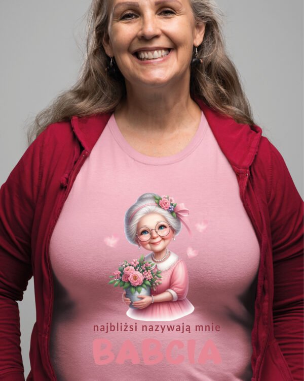 Koszulka na Dzień Babci <br>Najbliżsi Nazywają Mnie Babcia